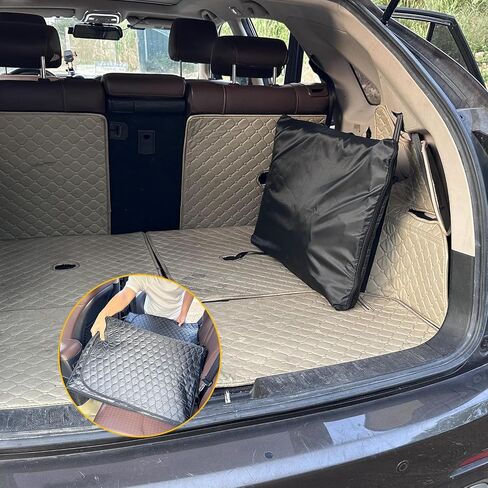 Heavy Duty Dog Car Seat Cover,Back Seat Extender,Dog Car Seat Cover for Back Seat Bed Inflatable for Car Camping Air Mattress, Hammock Travel Bed in Kuwait