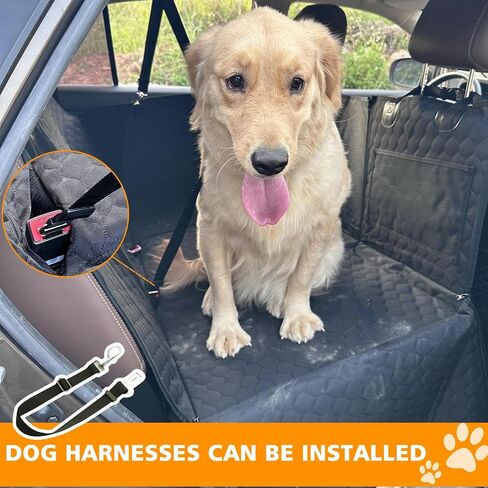 Heavy Duty Dog Car Seat Cover,Back Seat Extender,Dog Car Seat Cover for Back Seat Bed Inflatable for Car Camping Air Mattress, Hammock Travel Bed in Kuwait