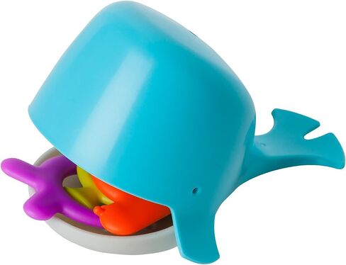 Boon CHOMP Whale Bath Toy - Sensory Toddler Toys - Aqua - Baby Bath Toys - Ages 12 Months and Up in Kuwait