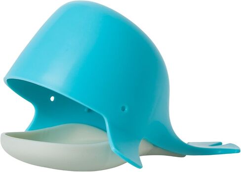 Boon CHOMP Whale Bath Toy - Sensory Toddler Toys - Aqua - Baby Bath Toys - Ages 12 Months and Up in Kuwait