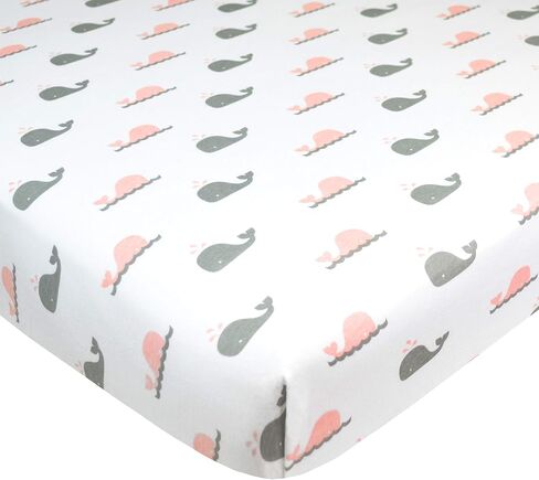 TL Care 2 Pack Fitted Mini Crib Sheets 38x24", White | 100% Natural Cotton Small Nesting Portable Crib Sheet, Fits Pack N Play Mattress - Soft & Breathable, Neutral for Boy & Girl in Saudi Arabia