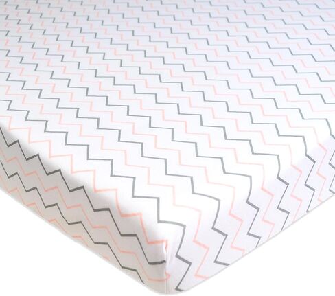 TL Care 2 Pack Fitted Mini Crib Sheets 38x24", White | 100% Natural Cotton Small Nesting Portable Crib Sheet, Fits Pack N Play Mattress - Soft & Breathable, Neutral for Boy & Girl in Saudi Arabia