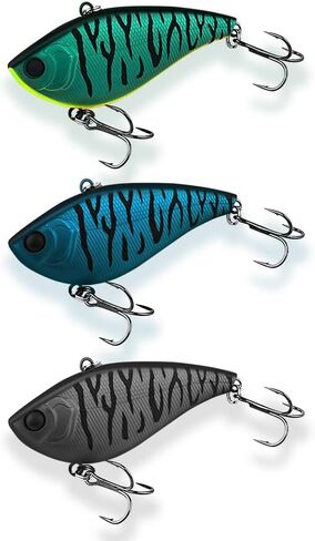 تسليم الطعم الساعد عديم الشفاه غرق الطعم الثابت VIB إغراء مجموعة 3PCS 2.95in / 0.78oz Crankbait الصيد السحر لباس الصيد المياه المالحة المياه العذبة in Kuwait