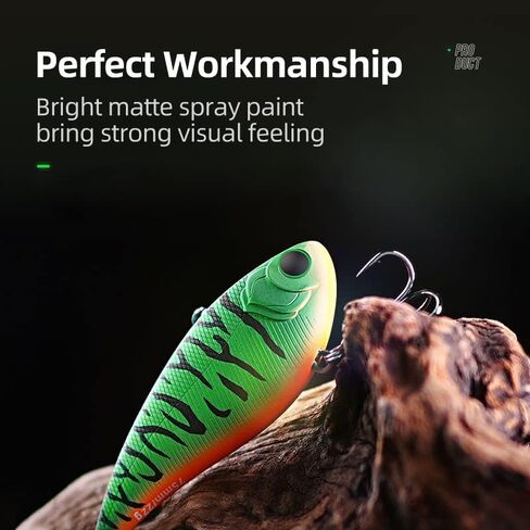 تسليم الطعم الساعد عديم الشفاه غرق الطعم الثابت VIB إغراء مجموعة 3PCS 2.95in / 0.78oz Crankbait الصيد السحر لباس الصيد المياه المالحة المياه العذبة in Kuwait