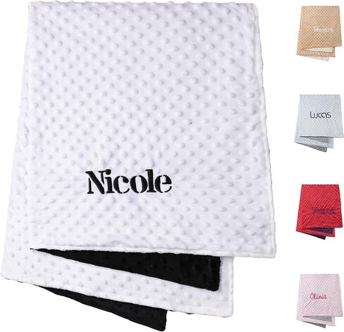 Personalized Baby Blanket-Wrap Them in Love with Our Luxurious Custom Baby Blanket- Best Personalized Baby Gift for Baby Shower- 30" x 40" Baby Blanket with Name in Kuwait