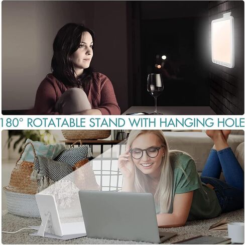 مصباح علاج بالضوء BMTick (عبوة من قطعتين)، خالي من الأشعة فوق البنفسجية 10000 لوكس - علاج بالضوء متعدد الغرف in Kuwait