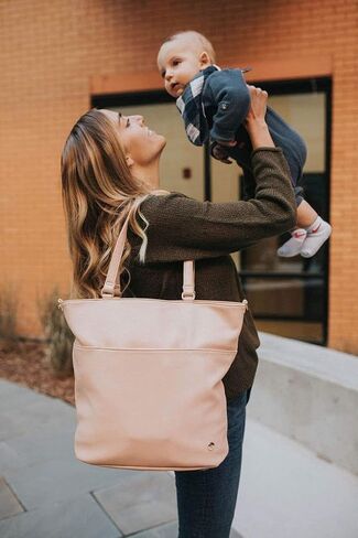 Little Unicorn Citywalk Tote – Diaper, Work, Travel Bag - Premium Vegan Leather in Kuwait