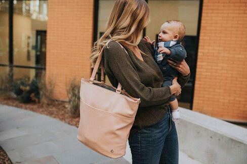 Little Unicorn Citywalk Tote – Diaper, Work, Travel Bag - Premium Vegan Leather in Kuwait