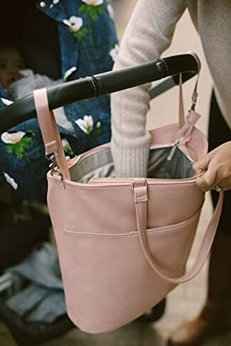 Little Unicorn Citywalk Tote – Diaper, Work, Travel Bag - Premium Vegan Leather in Kuwait