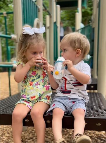 NumNum Weighted Straw Cup for Infant, 6-12 months & Toddler - Expert Endorsed 7oz Training Baby Cups w/Removable Handles - Easy to Use Self Feeding & Babies Drinking Skills - 100% Food-Grade Silicone in Kuwait