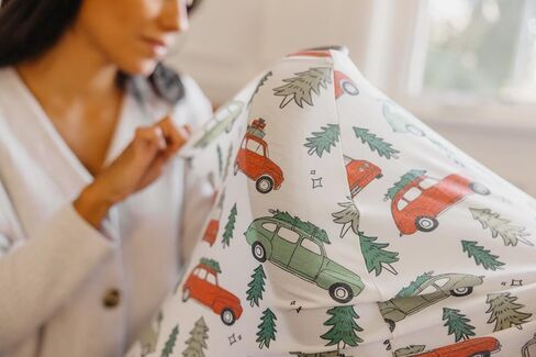 غطاء مقعد سيارة للأطفال مظلة وغطاء للرضاعة متعدد الاستخدام قابل للتمدد 5 في 1 هدية "مبهجة" من كوبر بيرل in Kuwait