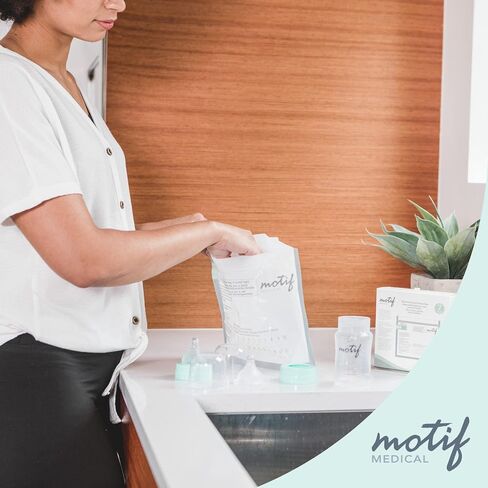 Motif Medical, Breast Pump Parts and Accessories Microwave Steaming Bags - Pack of 7 in Saudi Arabia