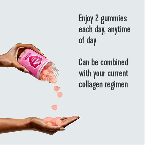 علكات الجمال من البروتينات الحيوية، 2500 ميكروغرام من البيوتين، فيتامين أ، مكمل الزنك، يساعد على دعم صحة الشعر والبشرة والأظافر، 60 قيراط، كمية تكفي لمدة 30 يومًا، نكهة الفراولة in Kuwait