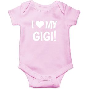 CBTwear I Love My Gigi Funny Grandma Baby Bodysuit Infant Outfit in Saudi Arabia