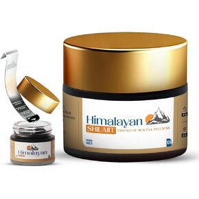 Shilajit Pure Himalayan Organic Resin - Natural Authentic Lab Tested Formula for Men, Women - No Heavy Metals - Max Strength with 85+ Trace Minerals- 10 Grams in Saudi Arabia