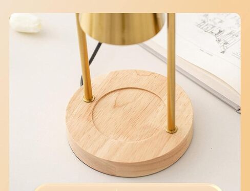 Ehtacep Warm Candle Lamp with Timer and Dimmer, Dimmable Candle Light, Aroma Lamp for Melting Jar Candles, Compatible with Small and Large Candles, Home Decoration with Melting Wax Lamp 110V (Gold A) in Saudi Arabia