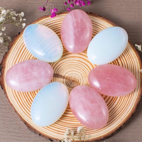 فوربي دلميشن طبيعي جاسبر حجر النخيل كريستال بيضاوي جيب مصقول جيب القلق احجار التدليك لتخفيف القلق in Kuwait