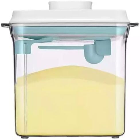 Formula Dispenser Container with Scraper Pop Up Food Container Airtight 600g 1700ml - Updated Design, Rectangle in Saudi Arabia