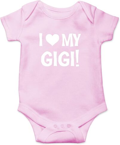 CBTwear I Love My Gigi Funny Grandma Baby Bodysuit Infant Outfit in Saudi Arabia