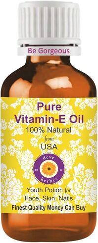 Deve Herbes Pure Vitamin E Oil Natural Therapeutic Grade 10ml (0.33 oz) in Saudi Arabia