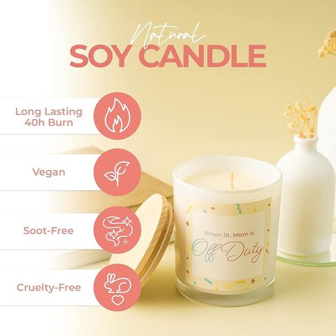 هدايا مضحكة من أروميو للأم | شموع هدايا عيد الميلاد للأم، الأم، عيد الأم | هدايا للنساء (خارج أوقات العمل) in Kuwait