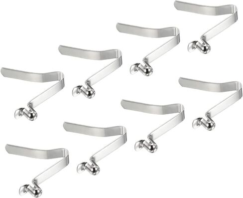 PATIKIL 8x6mm كاياك مجداف الطقات، 5 حزمة القطب زر ضغط الربيع مقاطع الصلب جوفاء زر قفل أنبوب دبوس واحد للتخييم المظلة خيمة القطب in Saudi Arabia
