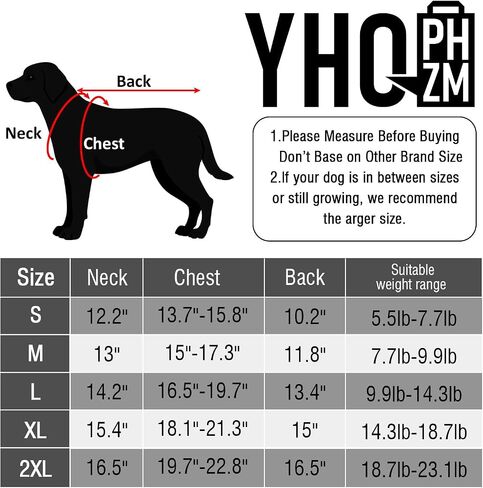 YHQPHZM Dog Coat,Warm Dog Winter Jacket Pet Jacket,Black Waterproof Windproof Pet Coat Jacket with Built in Harness,Dog Fleece Vest with Zipper Cold Weather Coat for Small Medium Dogs(M,Black) in Kuwait