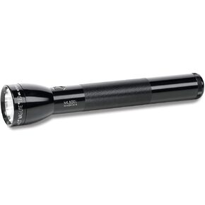 مصباح يدوي Maglite ML300L LED ثلاثي الخلايا D، أسود