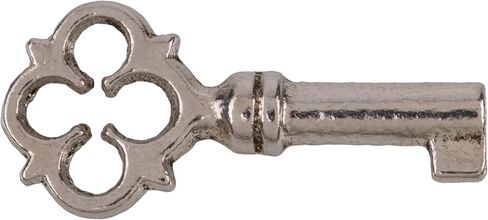 Nickel Plated Miniature Chest, Box Lock or Necklace Skeleton Key for Antique Furniture | KY-11 in Saudi Arabia