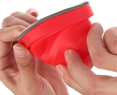 كوب ماء قابل للطي من السيليكون المحمول من Yeehtech، قطعتين بسعة 200 مل، كوب قابل للطي مقاوم للاستخدام في الهواء الطلق، أكواب شرب قابلة للطي للسفر في الهواء الطلق وأدوات شرب للتخييم (أحمر وأخضر) in Kuwait