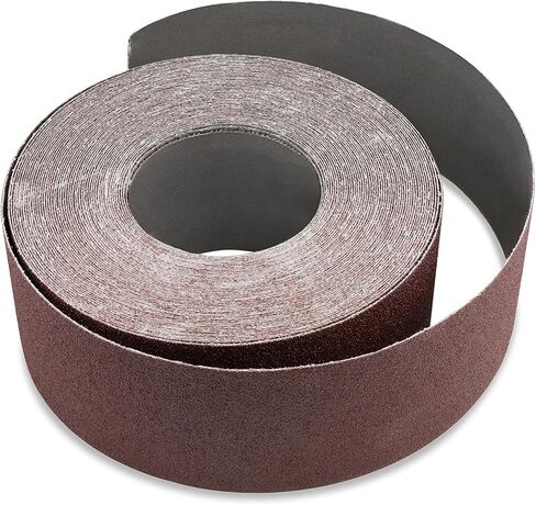 Red Label Abrasives 3 Inch X 70 FT 120 Grit Woodworking Drum Sander Strip Roll, Cut to Length in Saudi Arabia