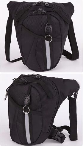 CPTDCL Motorcycle Fanny Pack Racing Drop Leg Bag Outdoor Cycling Hiking Travel Tactical Waist Pack in Kuwait