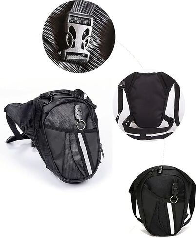 CPTDCL Motorcycle Fanny Pack Racing Drop Leg Bag Outdoor Cycling Hiking Travel Tactical Waist Pack in Kuwait