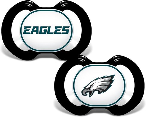 بيبي فاناتيك NFL Philadelphia Eagles للجنسين PHE212Gen. مصاصة 3000 عبوة من قطعتين - فيلادلفيا إيغلز، انظر الوصف، انظر الوصف in Kuwait