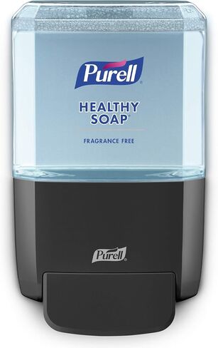 PURELL Brand HEALTHY SOAP Gentle & Free Foam ES4 Starter Kit, 1 - 1200 mL Fragrance Free Soap Refill + 1 - PURELL ES4 Graphite Manual Soap Dispenser (Pack of 1) - 5072-1G - Manufactured by GOJO, Inc. in Saudi Arabia