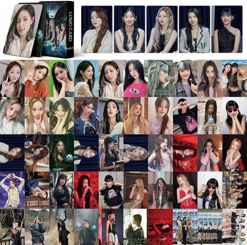 PYAJUU (G) I-DLE بطاقات الصور 55 قطعة (G) I-DLE I DO Photocard KPOP GIDLE LOMO بطاقات GIDLE I DO Photocard هدية للابنة المعجبين (G) I-DLE Merch in Kuwait