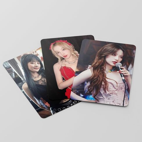 PYAJUU (G) I-DLE بطاقات الصور 55 قطعة (G) I-DLE I DO Photocard KPOP GIDLE LOMO بطاقات GIDLE I DO Photocard هدية للابنة المعجبين (G) I-DLE Merch in Kuwait