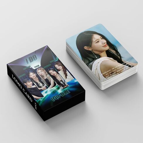 PYAJUU (G) I-DLE بطاقات الصور 55 قطعة (G) I-DLE I DO Photocard KPOP GIDLE LOMO بطاقات GIDLE I DO Photocard هدية للابنة المعجبين (G) I-DLE Merch in Kuwait