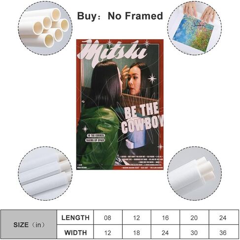 كينيونغ بوستر فني من القماش بطبعة عبارة «Be The Cowboy» من ميتسكي، بوستر فني من القماش لغرفة المعيشة وغرفة النوم، ملصق فني جداري مطبوع عليه صورة عائلية حديثة لديكور غرفة النوم مقاس 12 × 18 انش (30 × in Kuwait