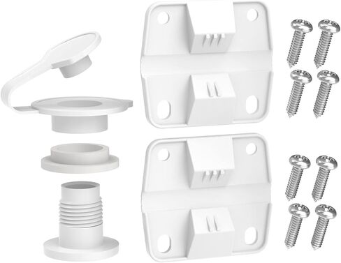 اوساميت مجموعة قطع غيار المبرد، مفصلات بلاستيكية لصندوق الثلج، قابس تصريف مبرد ومجموعة براغي من الستانلس ستيل متوافقة مع مبردات كولمان (طول عمود واحد) in Kuwait