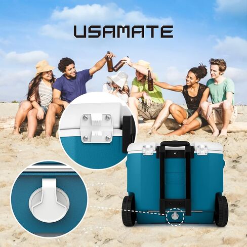 اوساميت مجموعة قطع غيار المبرد، مفصلات بلاستيكية لصندوق الثلج، قابس تصريف مبرد ومجموعة براغي من الستانلس ستيل متوافقة مع مبردات كولمان (طول عمود واحد) in Kuwait