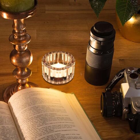 حامل شموع صغيرة شفاف من سيواسيند، 12 قطعة in Kuwait