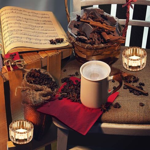 حامل شموع صغيرة شفاف من سيواسيند، 12 قطعة in Kuwait