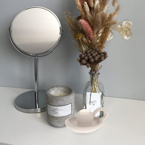 DOITOOL 2 Pcs Ceramic Candle Holder, Taper Candle Holder with Handle, Nordic Style Vintage Candlestick Holder for Halloween Christmas Home Decoration Desktop Ornament (Beige) in Kuwait