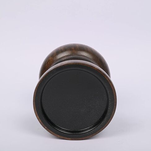 سامهيتا حامل شموع خشبي اسود عتيق لطاولة الطعام وطاولة القهوة وديكورات الحفلات (4 انش × 4 انش × 4 انش) in Kuwait