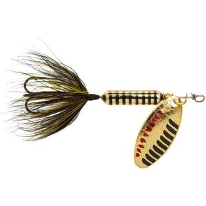 Yakima Bait Wordens Original Rooster Tail Spinner Lure, Metallic Gold Black in Kuwait