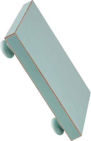 Hanobe الحمام الركيزة الوقوف الناهضون: صينية العرض الزخرفية الحديثة الخشب الأخضر الناهض ديكور لطاولة القهوة المطبخ كونترتوب المنظم مستطيل 7.87 "× 6" in Kuwait