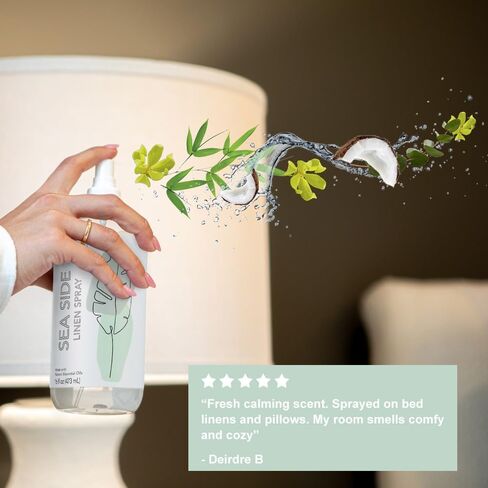 بياضات سباروم العلاجية ورذاذ الغرفة المعطر المصنوع من الزيوت العطرية، 16 أونصة، اللافندر ~ الاسترخاء، الأزهار، المهدئ in Kuwait