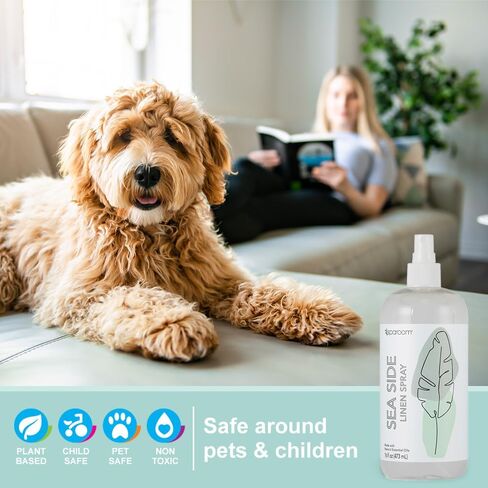 بياضات سباروم العلاجية ورذاذ الغرفة المعطر المصنوع من الزيوت العطرية، 16 أونصة، اللافندر ~ الاسترخاء، الأزهار، المهدئ in Kuwait