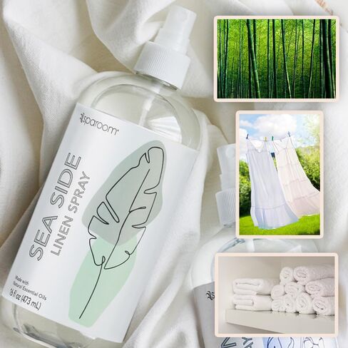 بياضات سباروم العلاجية ورذاذ الغرفة المعطر المصنوع من الزيوت العطرية، 16 أونصة، اللافندر ~ الاسترخاء، الأزهار، المهدئ in Kuwait